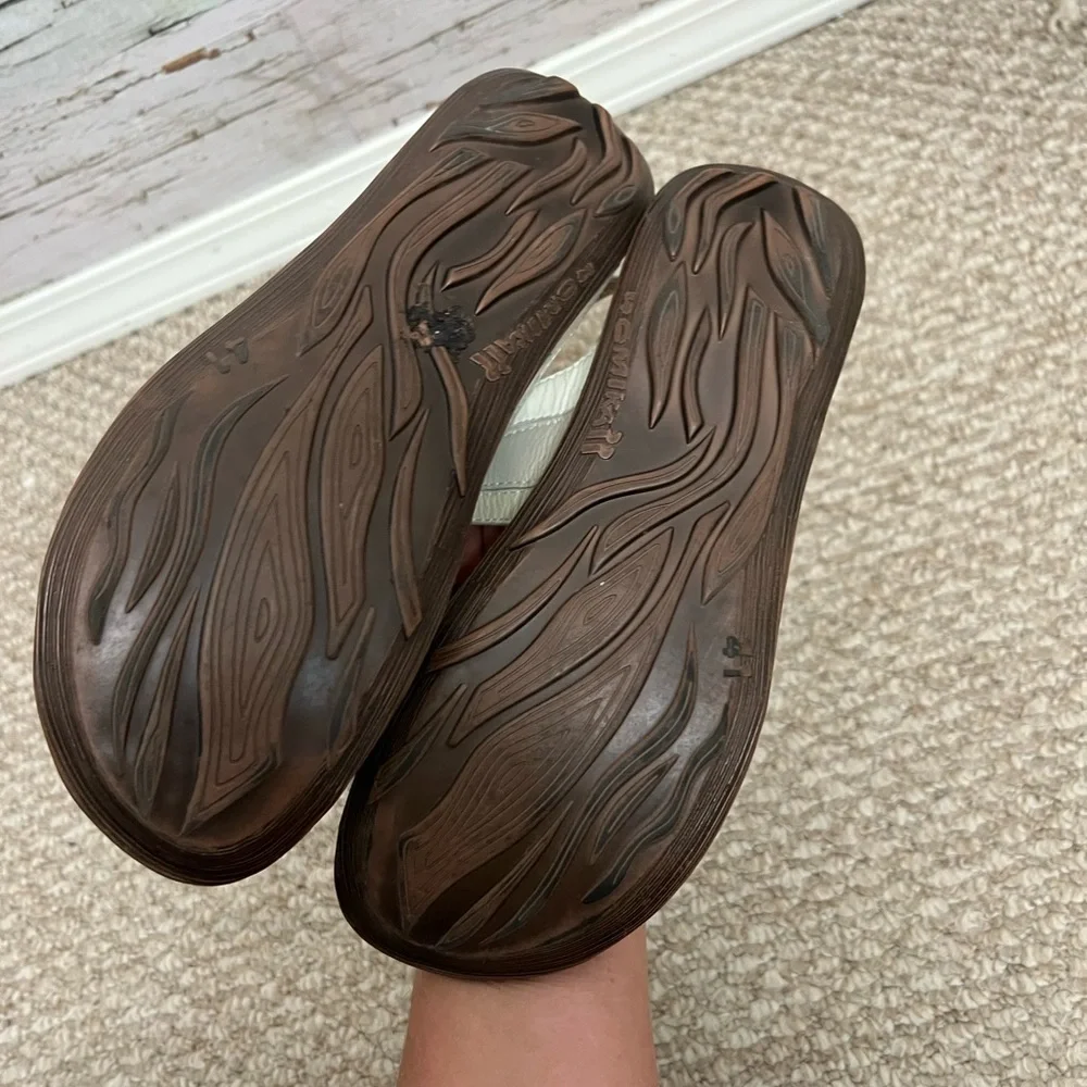 Romika Fidschi Two Strap Sandals White Women’s Size 11 - Picture 5 of 7